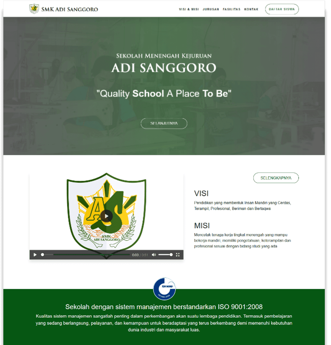 Adi Sanggoro Landing Page